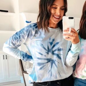 Tie dye long sleeve t-shirt
